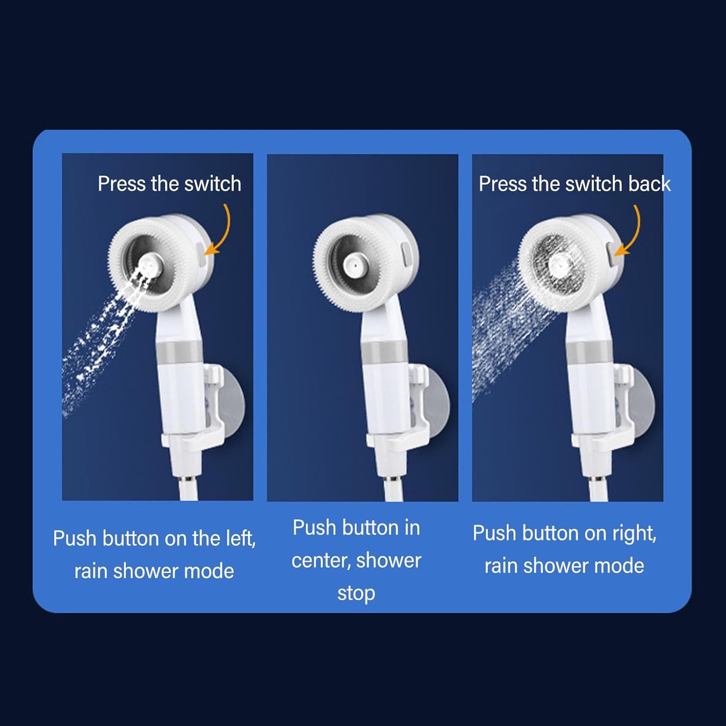 Portable Camping Shower Outdoor USB Rechargeable Electric Shower Pump