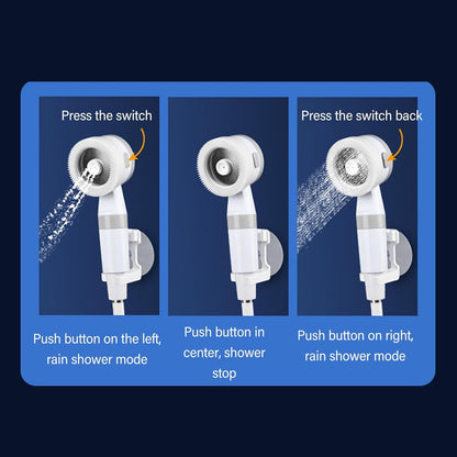 Portable Camping Shower Outdoor USB Rechargeable Electric Shower Pump