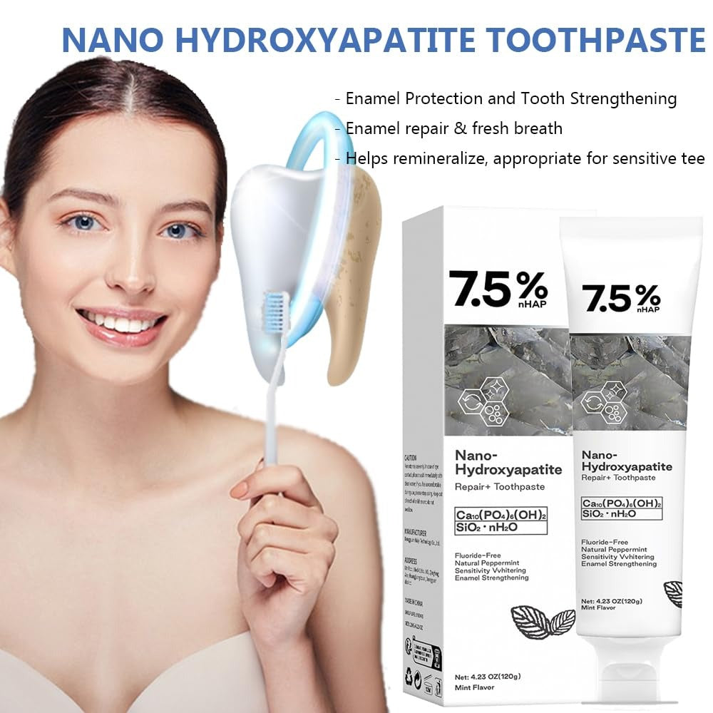 Fluoride-Free Hydroxyapatite Toothpaste