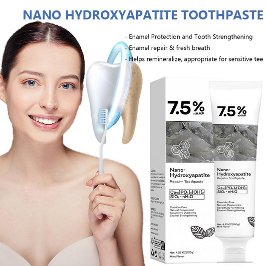 Fluoride-Free Hydroxyapatite Toothpaste