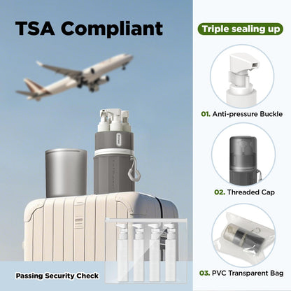 4 in 1 Travel bottle set