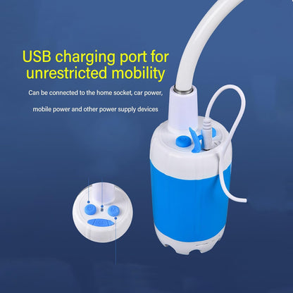 Portable Camping Shower Outdoor USB Rechargeable Electric Shower Pump