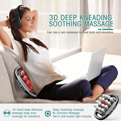 16-Drive 8-Head Massage Gun