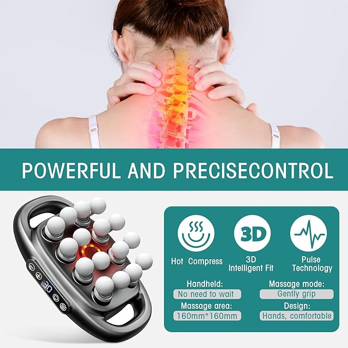 16-Drive 8-Head Massage Gun