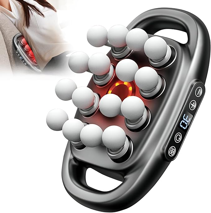 16-Drive 8-Head Massage Gun