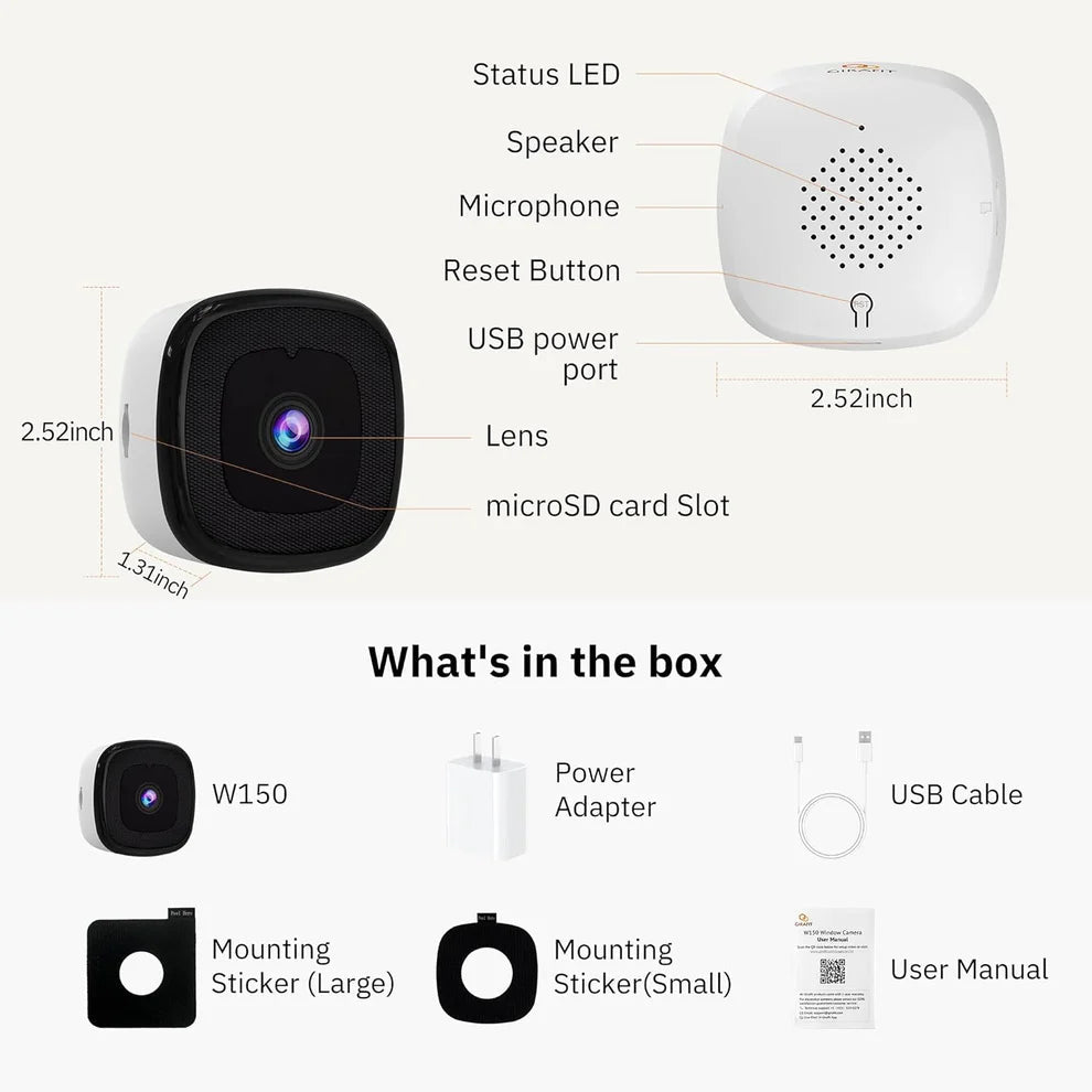 Chromax 3MP 2K Dual Band Indoor Security Cam