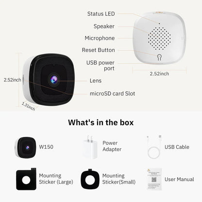 Chromax 3MP 2K Dual Band Indoor Security Cam