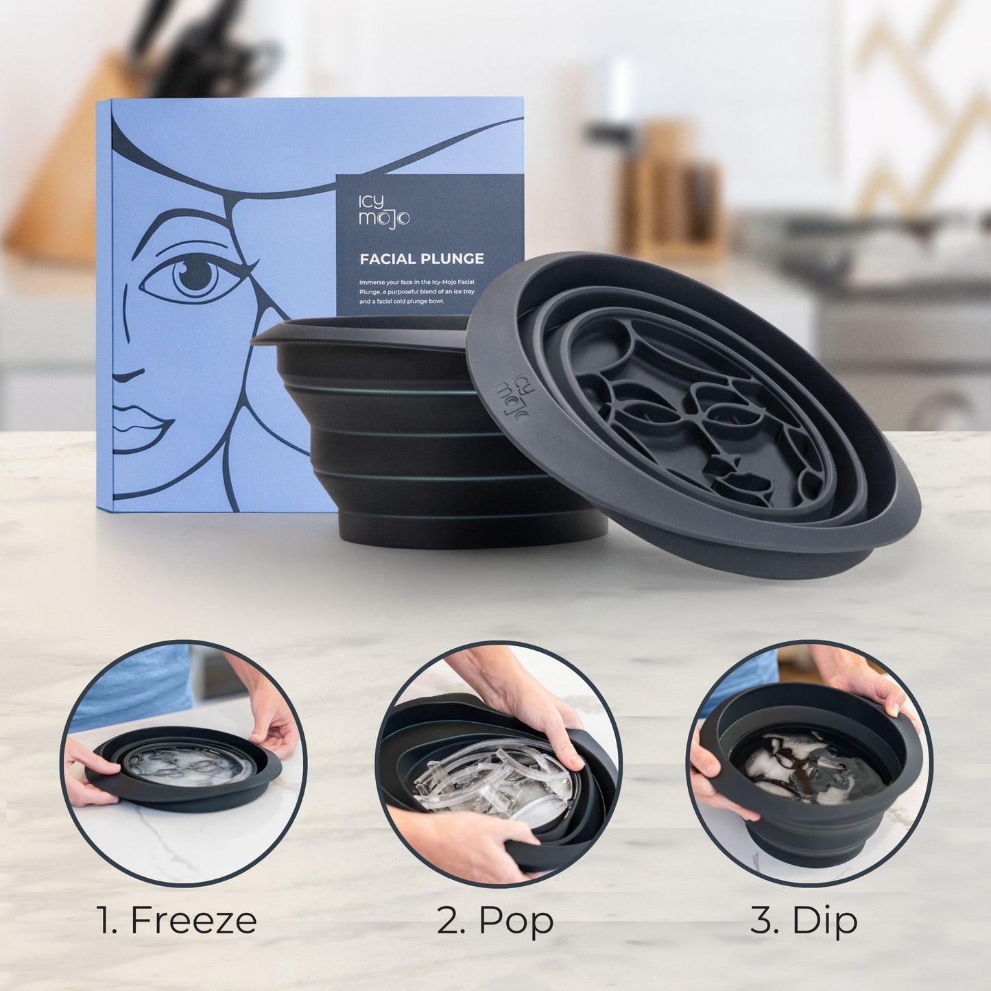 Portable Facial Ice Bowl