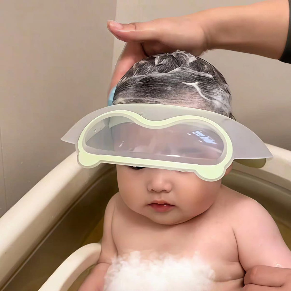 Baby Shampoo Shield - Waterproof Hair washing cap