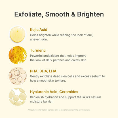 Medicube Kojic Acid Turmeric Body Peel Shot