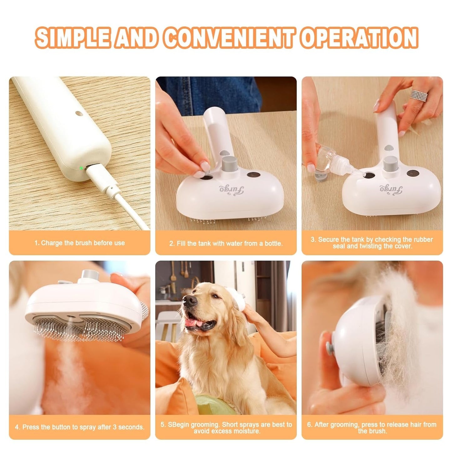 Advance Steam Brush for Pets