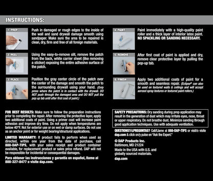 DAP Eclipse Rapid Wall Repair Patch