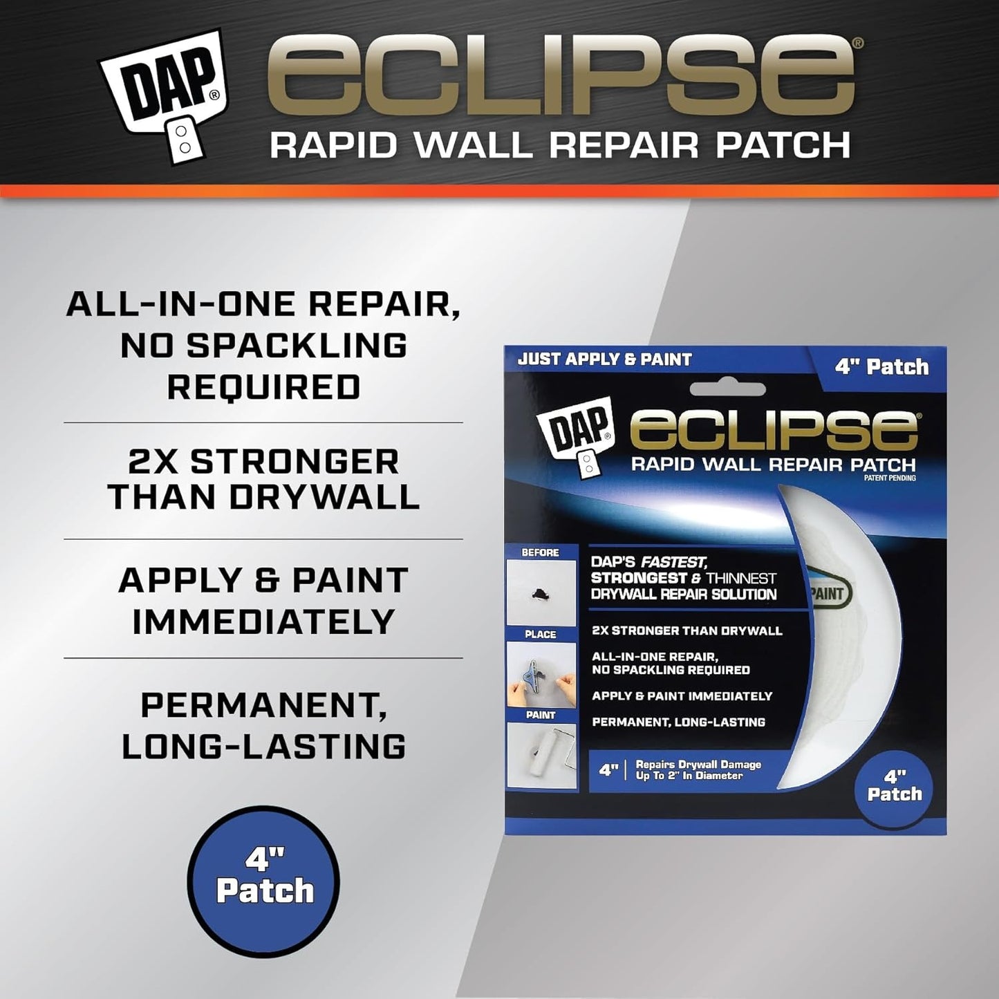 DAP Eclipse Rapid Wall Repair Patch
