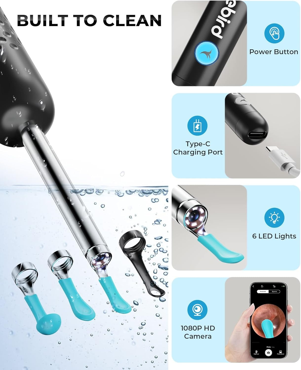Smart Ear Wax Removal with HD Camera