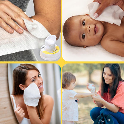 Hand Pop Lemon Scented Wipes