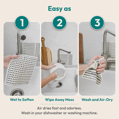 Swedish Dishcloths for Kitchen (6 PCS) for whole year