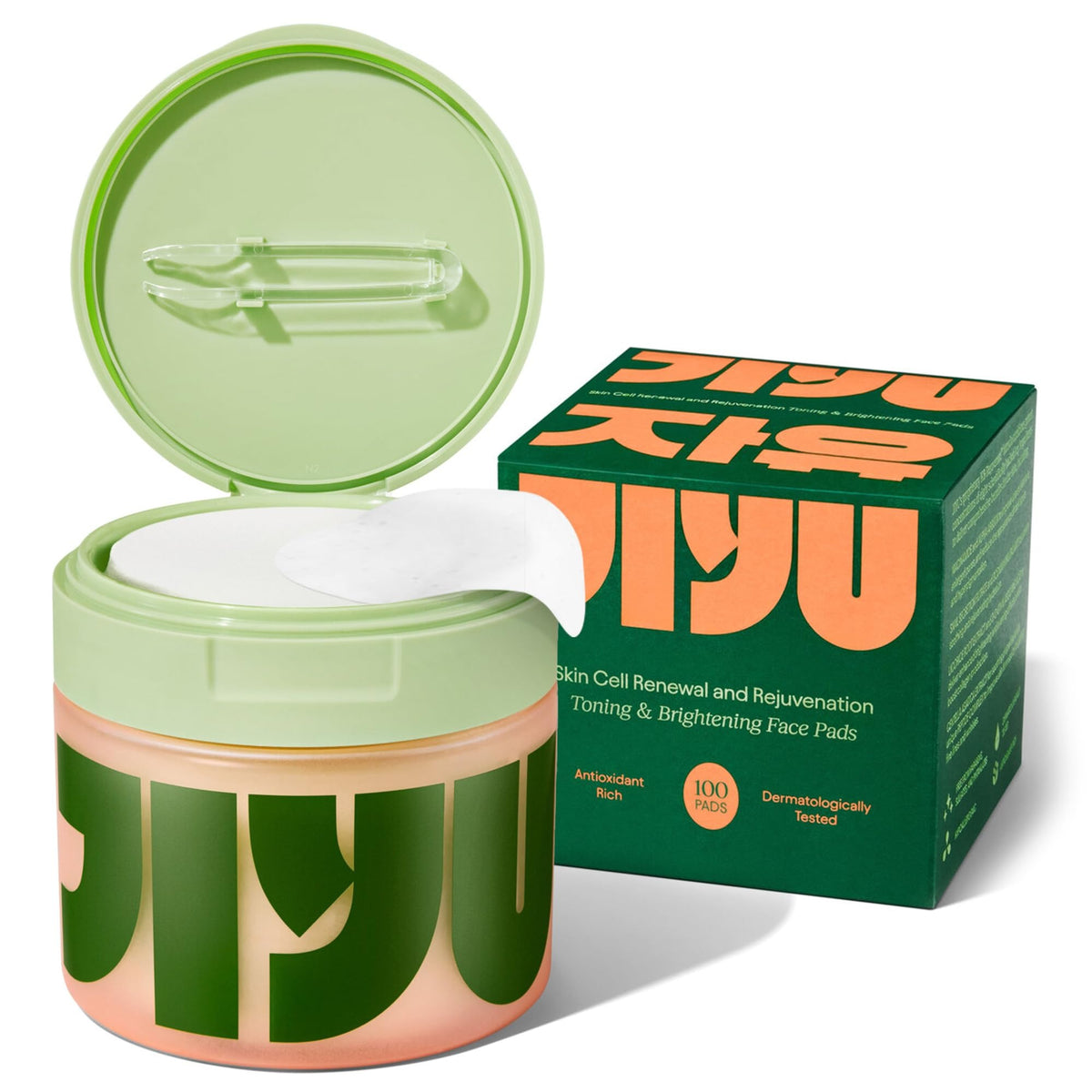 JiYu Toning Polish Pads - Korean Skincare for Dark Spots