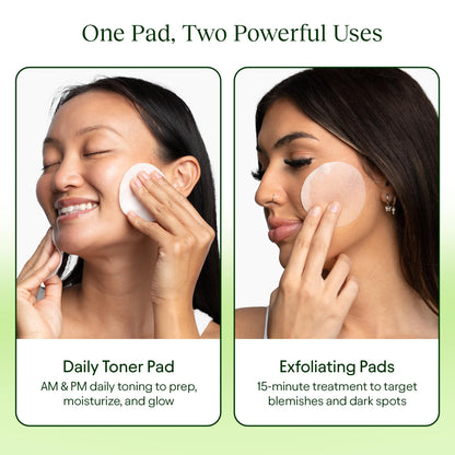 JiYu Toning Polish Pads - Korean Skincare for Dark Spots