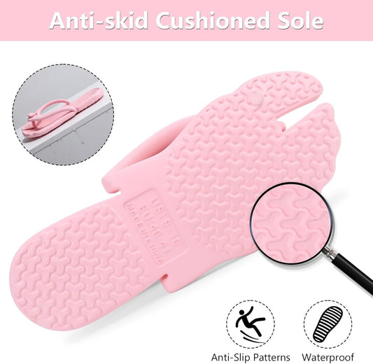 Flip Flops for Women Men Shower Shoes Foldable Beach Sandals