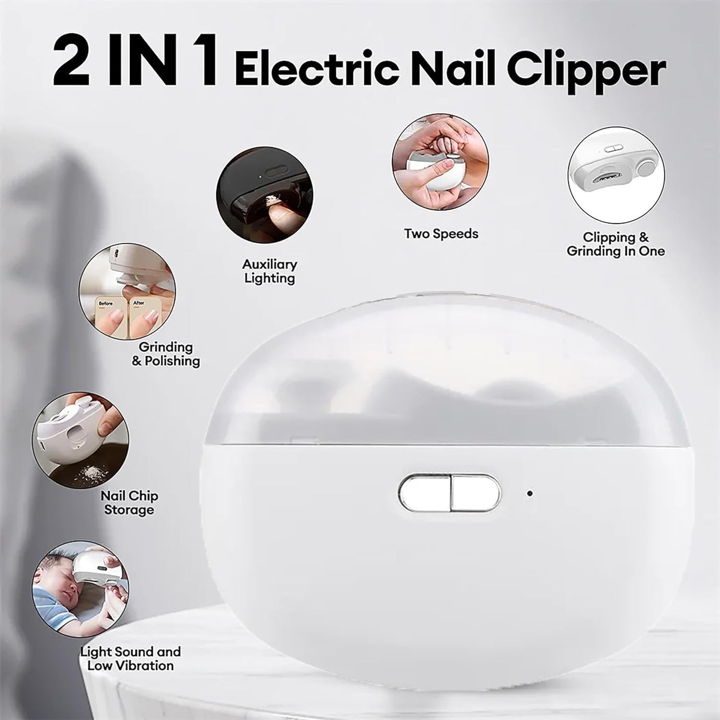 Safe Electric Nail Clipper