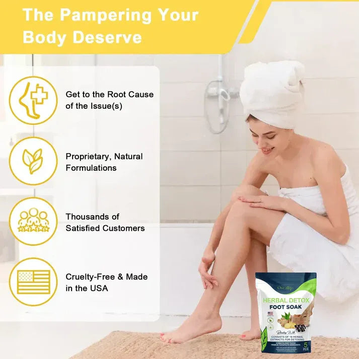 Oveallgo Herbal Ultimate Detox foot soak Beads